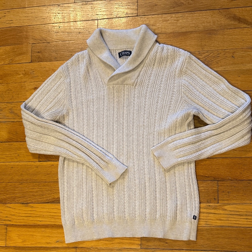 Chaps Men’s size M Cable Knit sweater